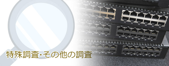 海外調査・特殊・その他